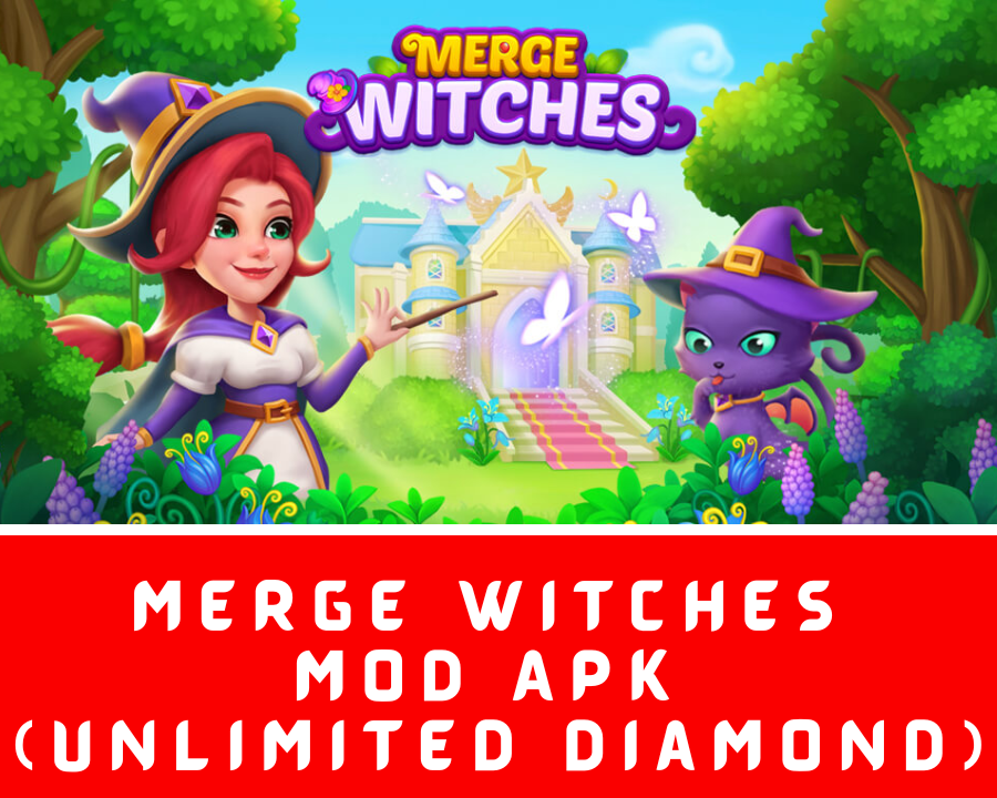 Merge Witches MOD APK (Unlimited Diamond)